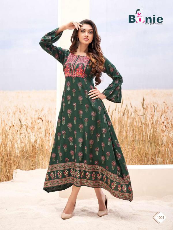 Bonie Srivali Fancy Rayon Long Kurti 